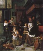 Jan Steen Festival of the St. Nikolaus Germany oil painting artist